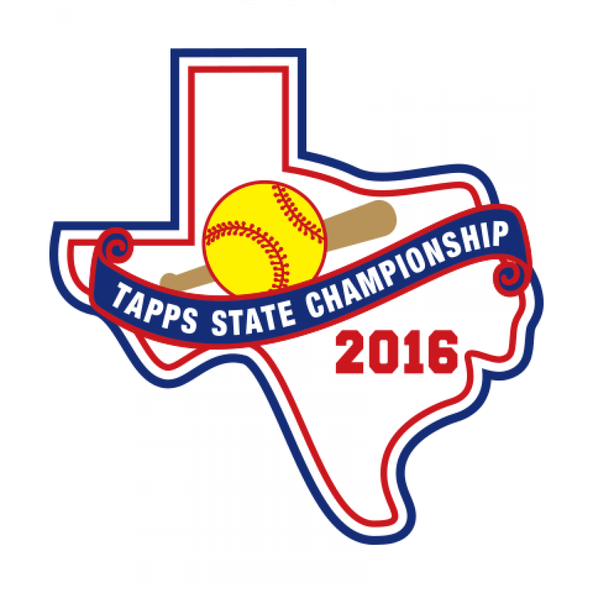 Felt TAPPS 2016 Softball State Patch