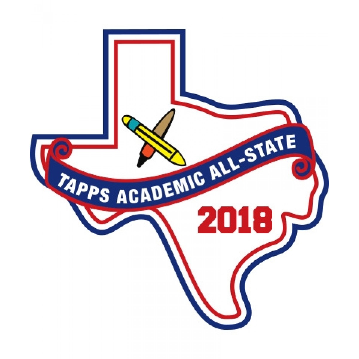 Chenille 2018 TAPPS Academic All State Patch