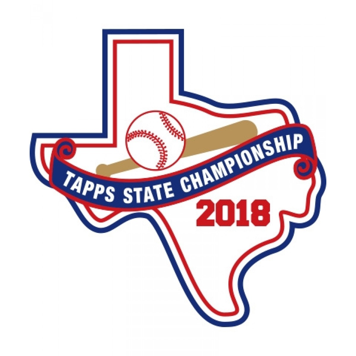 Felt 2018 TAPPS Baseball State Patch