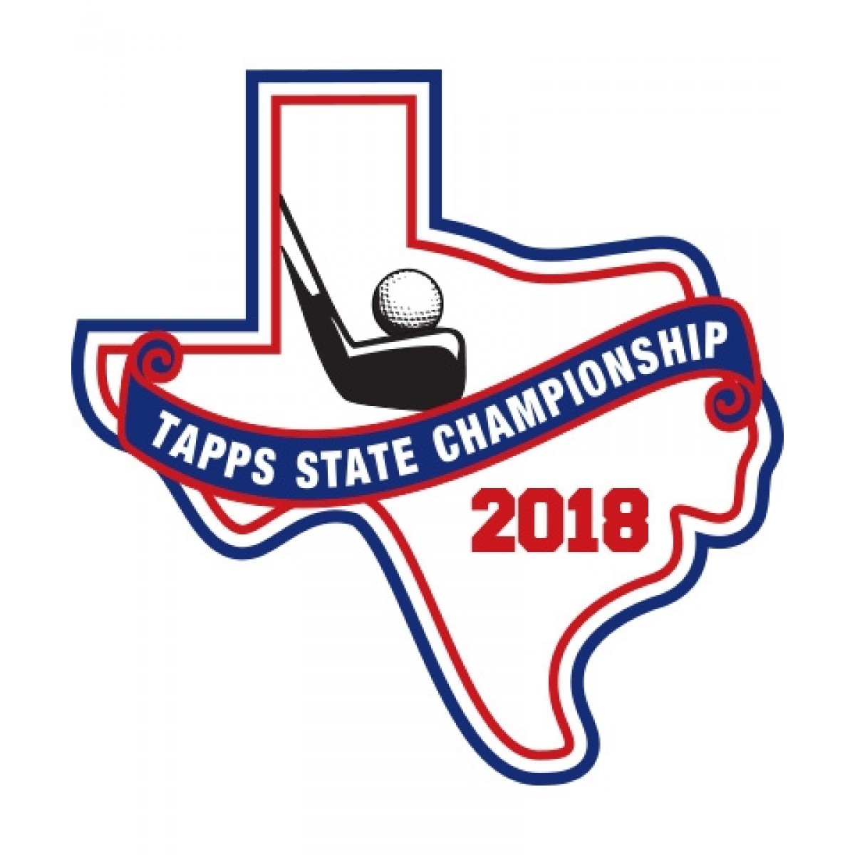 Chenille 2018 TAPPS Golf State Patch
