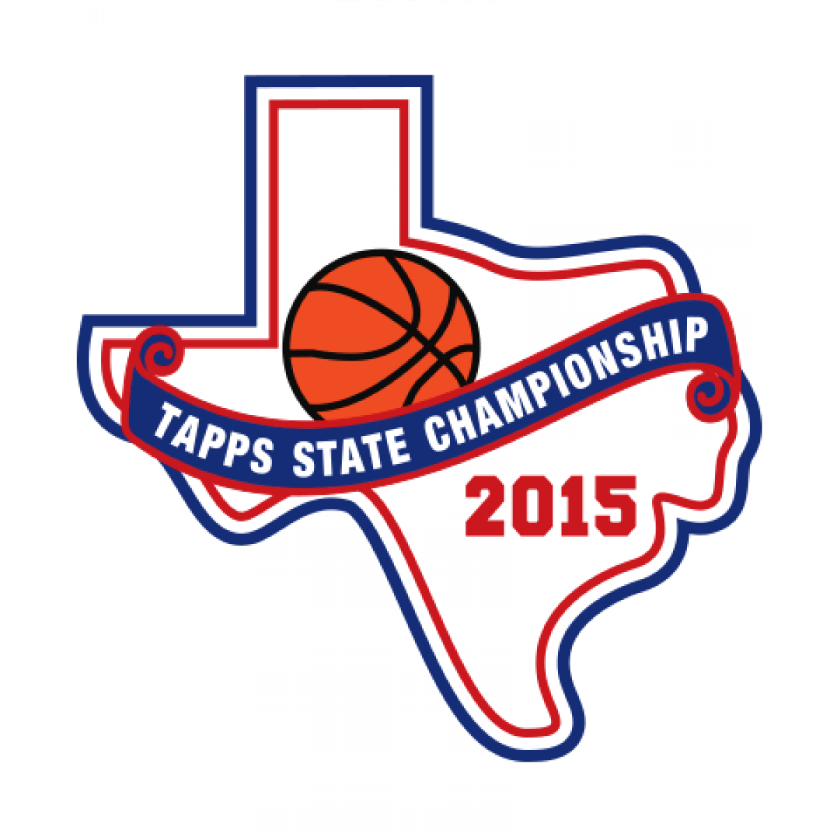 Chenille TAPPS 2015 Basketball State Patch 