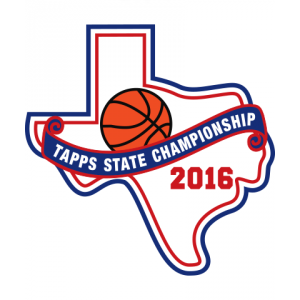 Chenille TAPPS 2016 Basketball State Patch