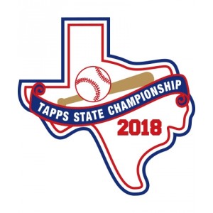 Felt 2018 TAPPS Baseball State Patch