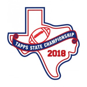 Chenille 2018 TAPPS Football State Patch