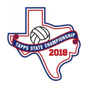 Chenille 2018 TAPPS Volleyball State Patch