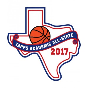 Felt 2017 TAPPS Academic All-State Basketball Patch