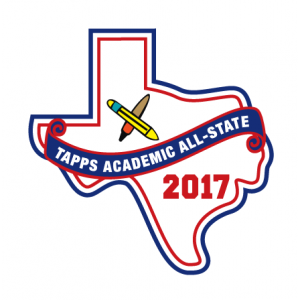 Felt TAPPS 2017 Science Academic All-State Patch
