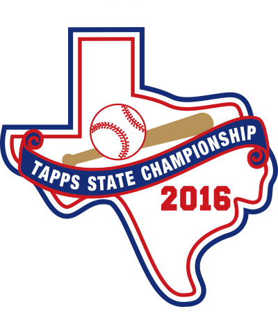 Felt 2016 TAPPS Baseball State Patch