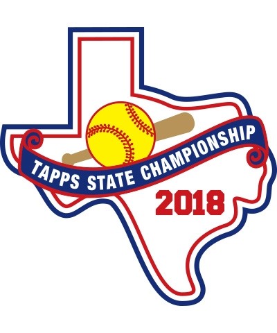 Felt 2018 TAPPS Softball State Patch