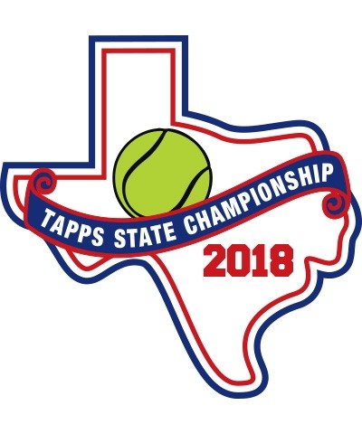 Chenille 2018 TAPPS Tennis State Patch