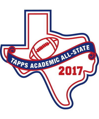 Felt 2017 TAPPS Academic All-State Football Patch