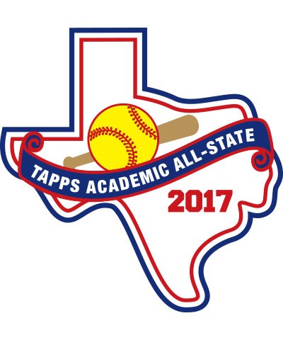 Felt 2017 TAPPS Softball State Patch
