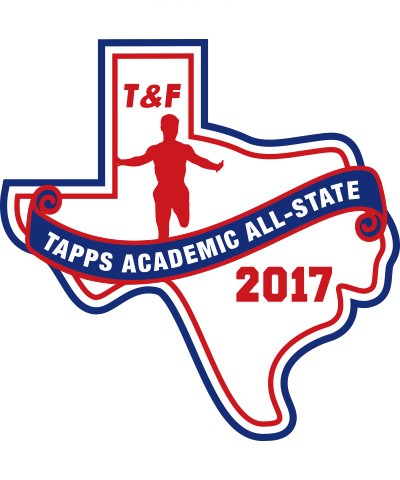 Felt 2017 TAPPS Academic All-State T&F Patch