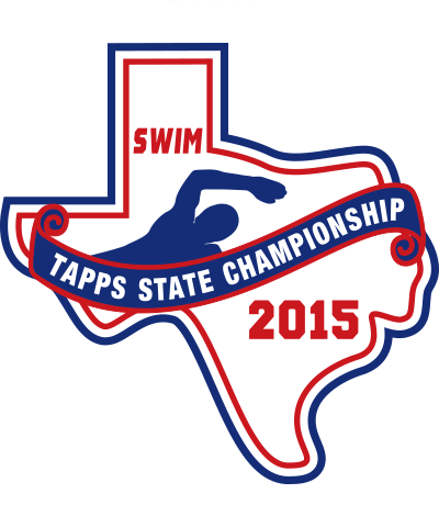 Chenille TAPPS 2015 Swim State Patch