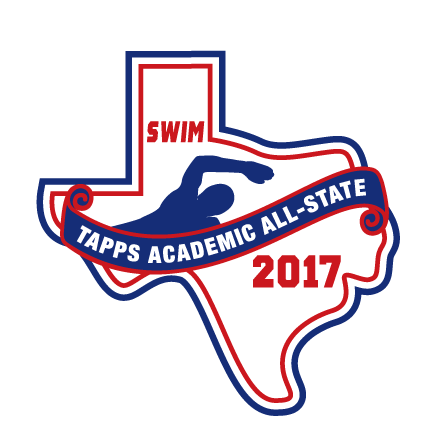 Felt TAPPS 2017 Swim Academic All-State Patch